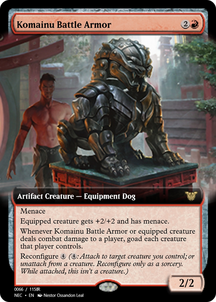 Komainu Battle Armor (PRM-97995) - Magic Online Promos