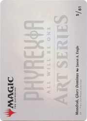 Mondrak, Glory Dominus // Mondrak, Glory Dominus (AONE-005) - Phyrexia: All Will Be One Art Series (Borderless) Foil