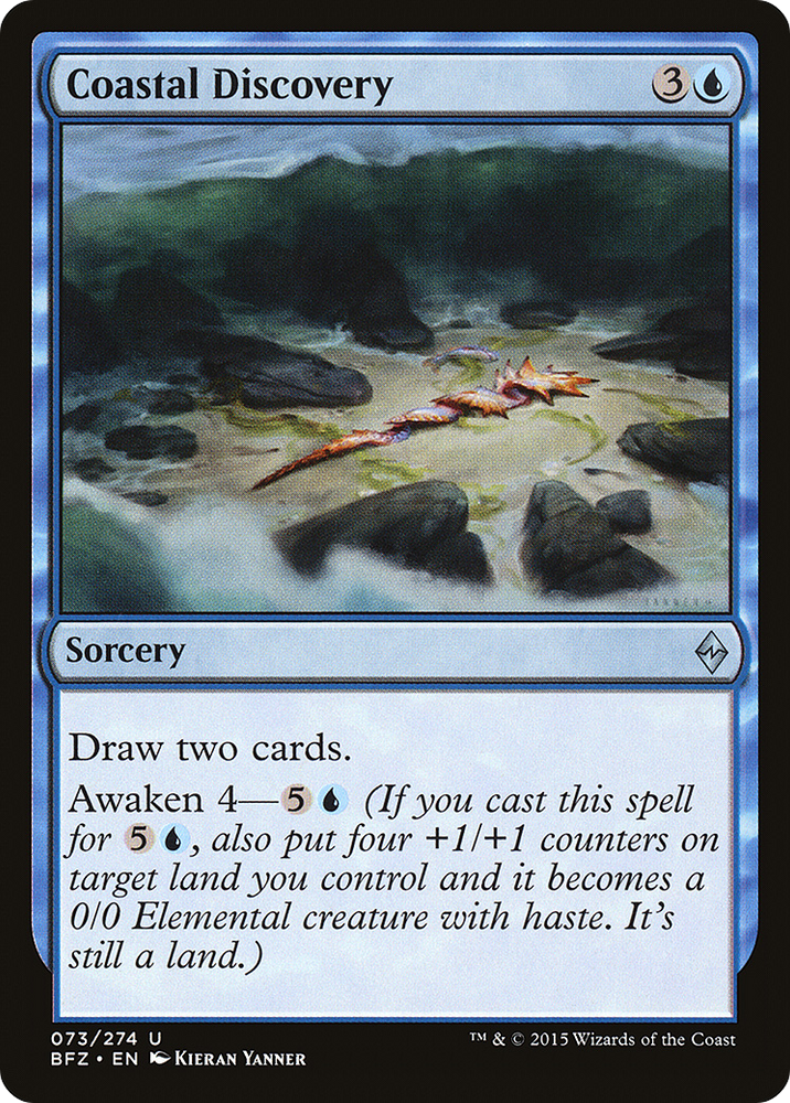 Coastal Discovery (BFZ-073) - Battle for Zendikar Foil