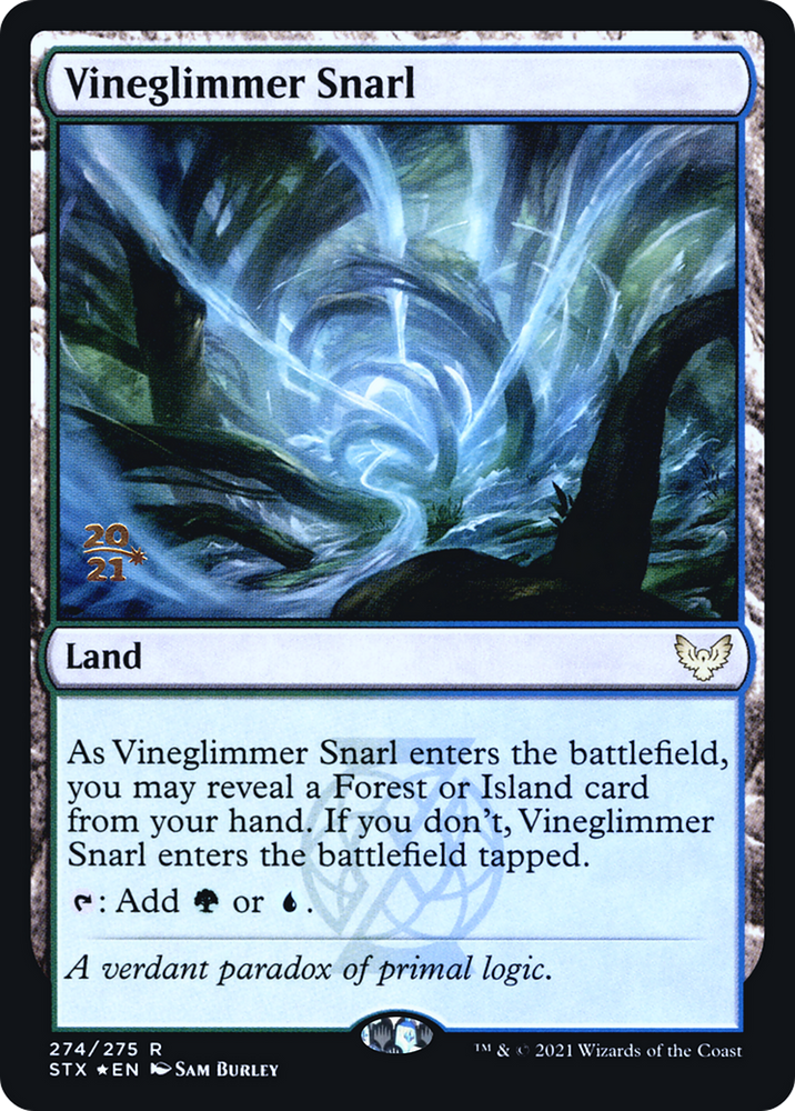 Vineglimmer Snarl (PRE-274) - Strixhaven: School of Mages Promos Foil