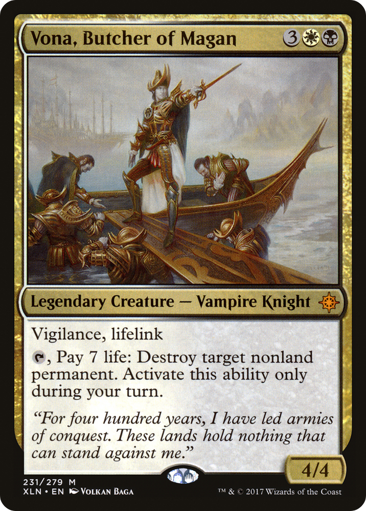 Vona, Butcher of Magan (XLN-231) - Ixalan Foil