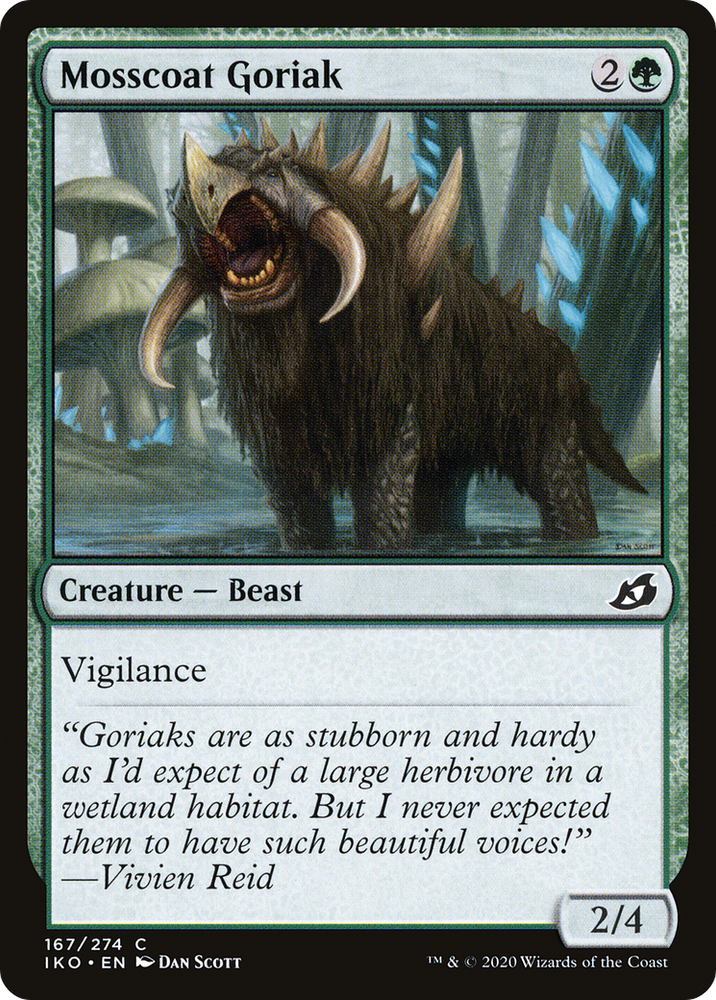 Mosscoat Goriak (IKO-167) - Ikoria: Lair of Behemoths Foil