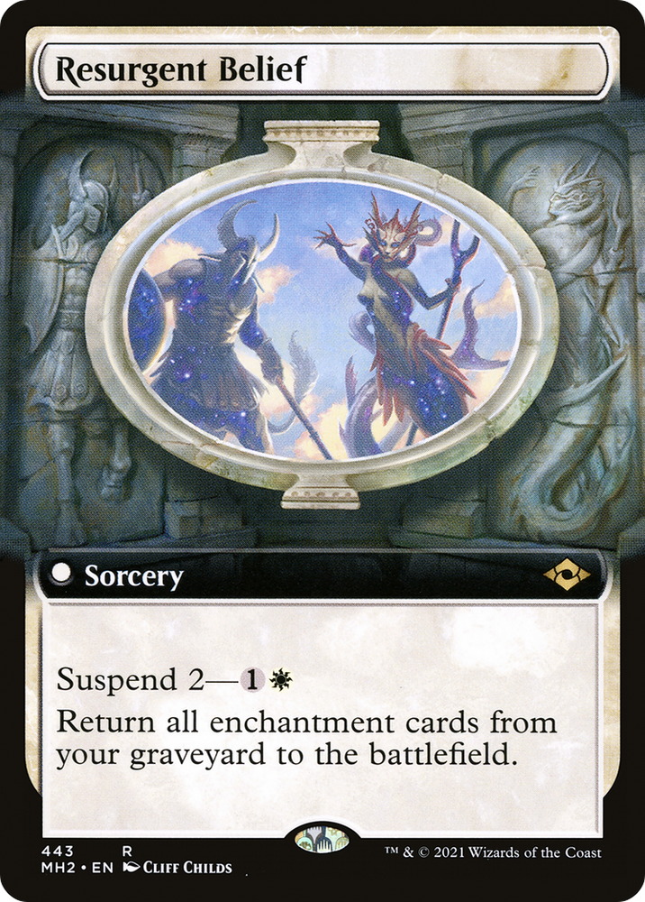 Resurgent Belief (Extended Art) (MH2-443) - Modern Horizons 2: (Extended Art) Foil
