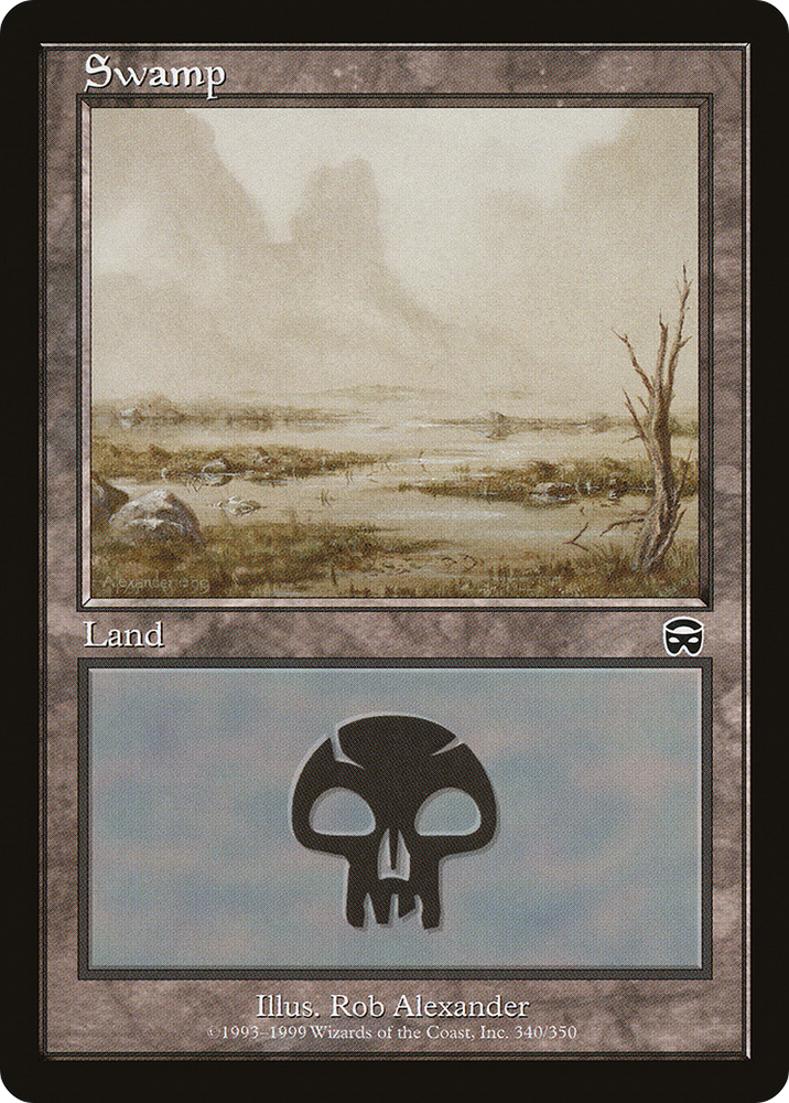 Swamp (340) (MMQ-340) - Mercadian Masques Foil