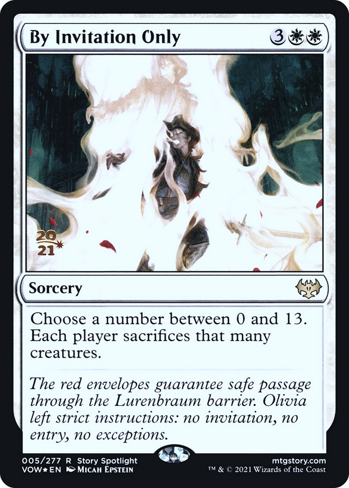 By Invitation Only (PRE-05S) - Innistrad: Crimson Vow Promos Foil