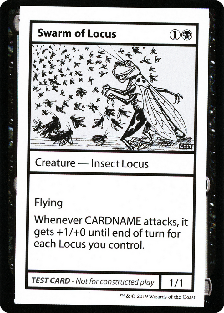 Swarm of Locus (No PW Symbol) (CMB1-048) - Mystery Booster Playtest Cards 2021