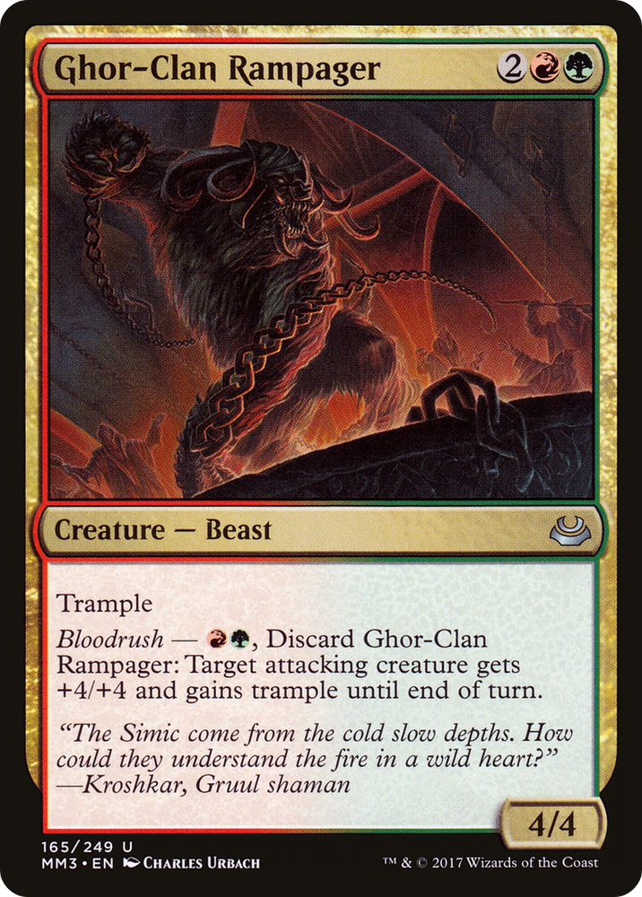 Ghor-Clan Rampager (MM3-165) - Modern Masters 2017