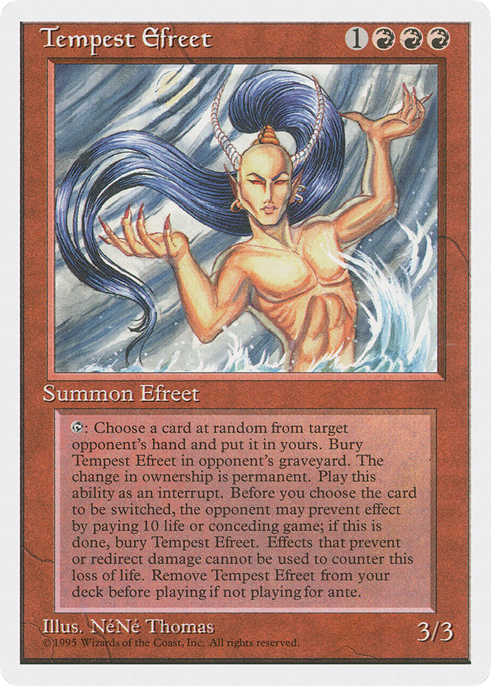 Tempest Efreet (4ED-) - Fourth Edition