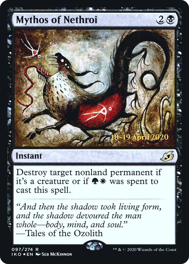 Mythos of Nethroi (PRE-097) - Ikoria: Lair of Behemoths Promos Foil