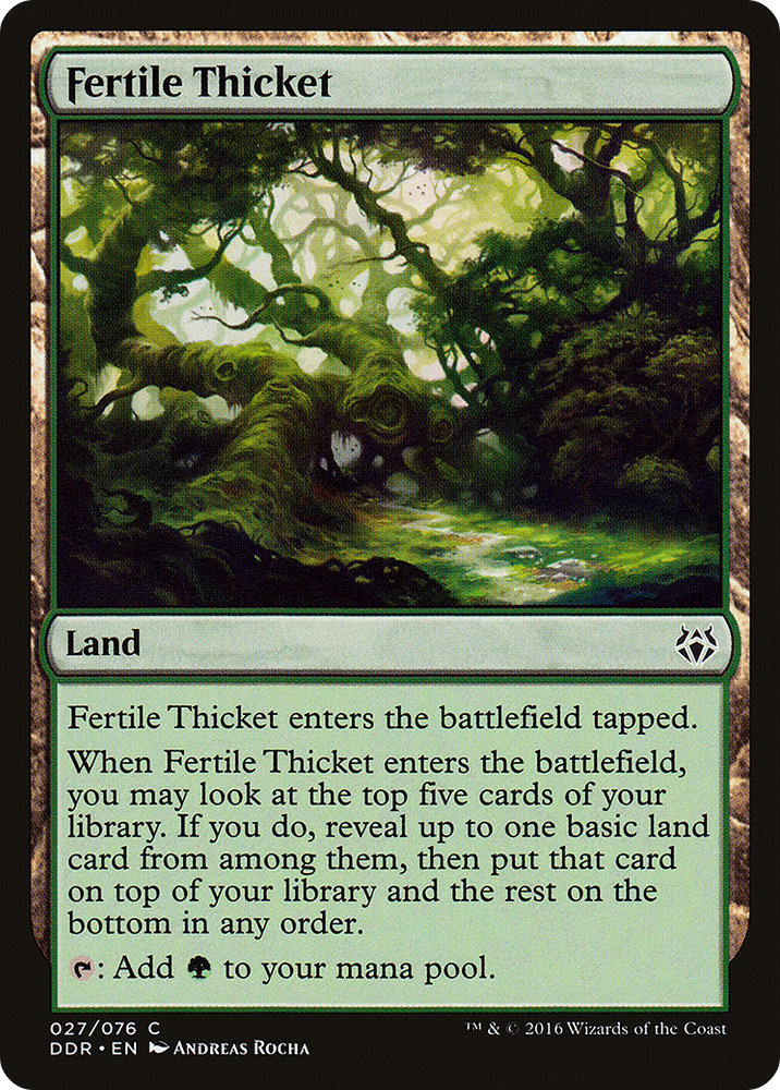 Fertile Thicket (DDR-027) - Duel Decks: Nissa vs. Ob Nixilis