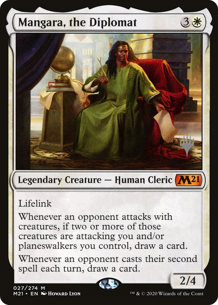 Mangara, the Diplomat (PPM21-027) - Core Set 2021 Promos