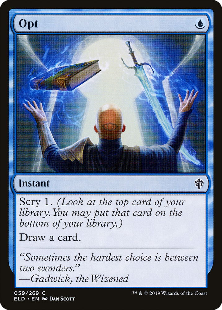 Opt (ELD-059) - Throne of Eldraine