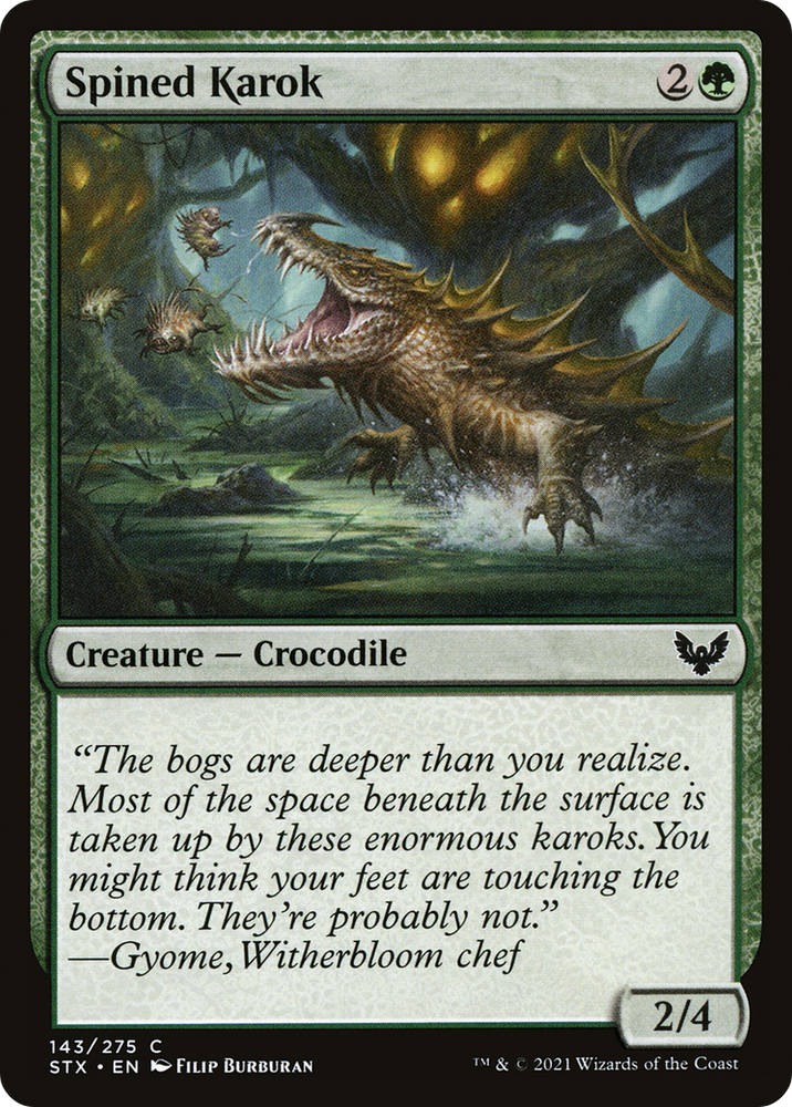 Spined Karok (STX-143) - Strixhaven: School of Mages Foil