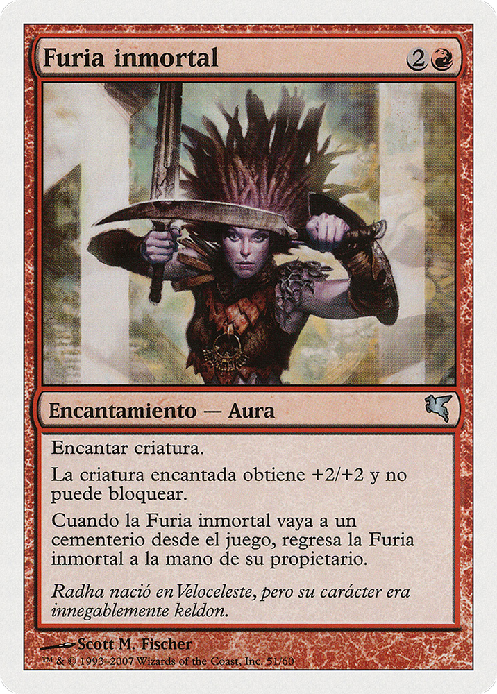 Undying Rage (Spanish) - "Furia inmortal" (PSAL-I51) - Salvat 2005