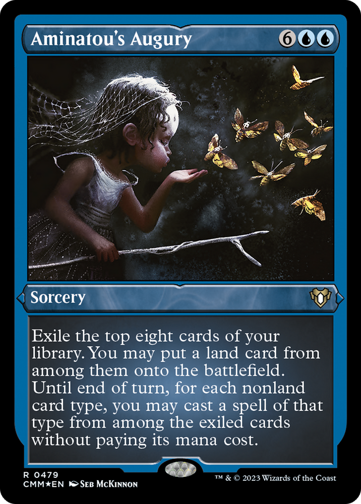 Aminatou's Augury (Foil Etched) (CMM-479) - Commander Masters Foil