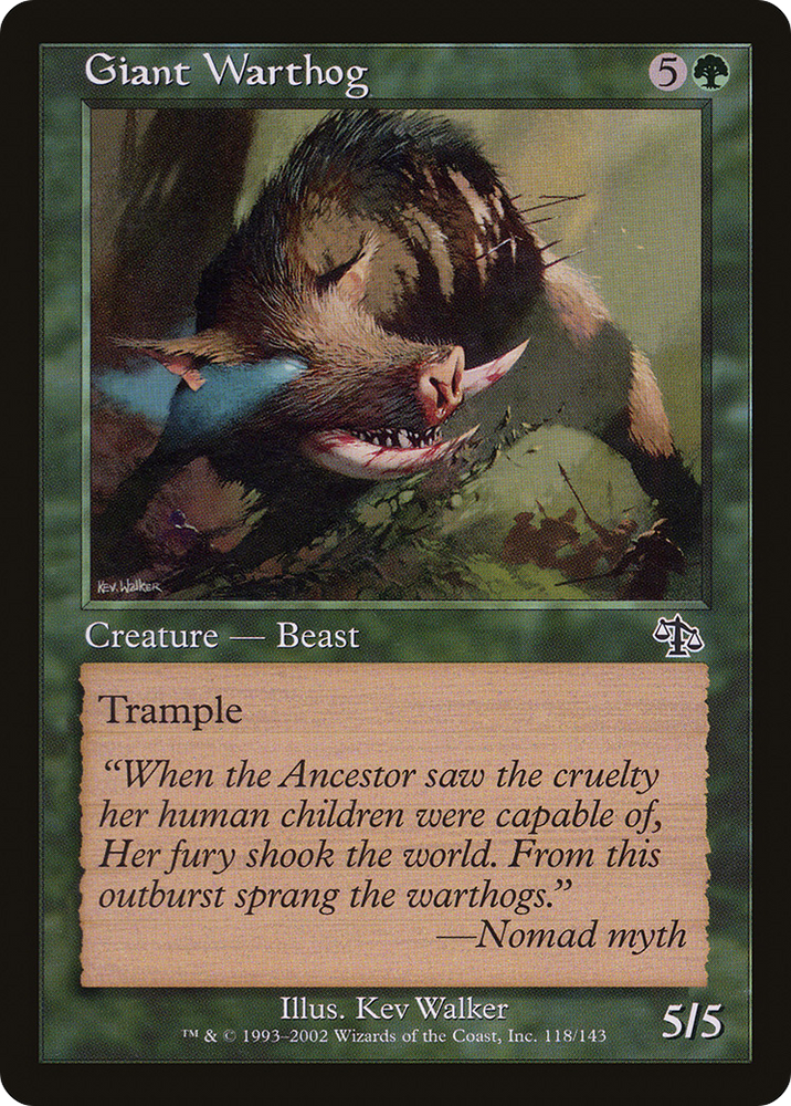 Giant Warthog (JUD-118) - Judgment