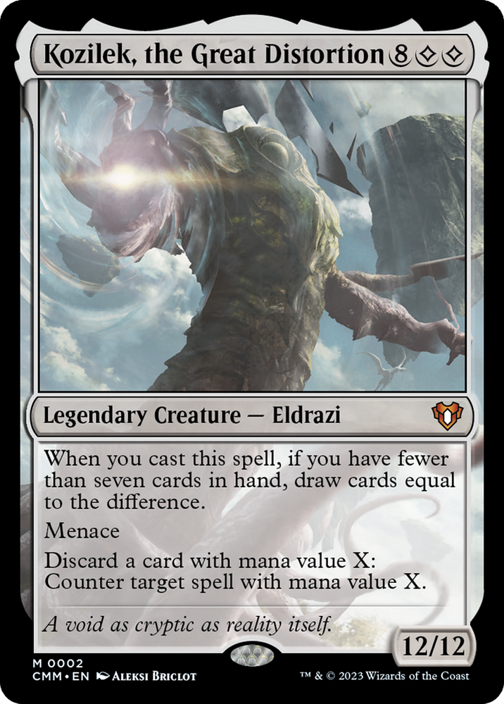 Kozilek, the Great Distortion (CMM-002) - Commander Masters