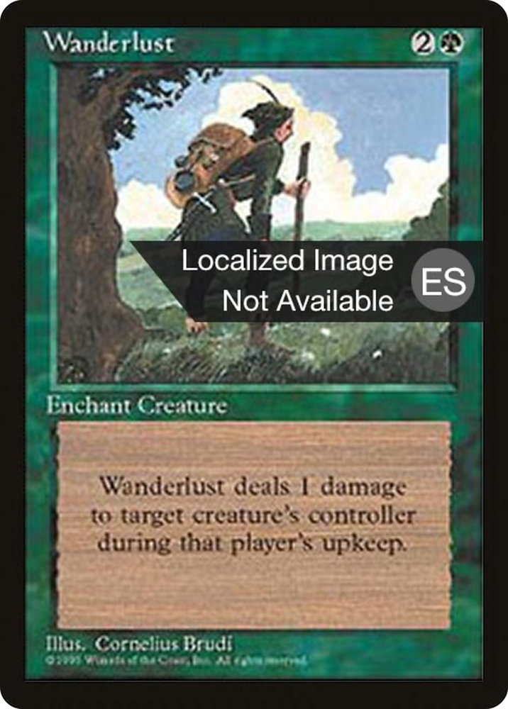 Wanderlust (4BB-) - Fourth Edition Foreign Black Border