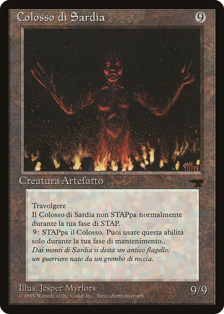 Colossus of Sardia (Italian) - "Colosso di Sardia" (REN-111) - Rinascimento