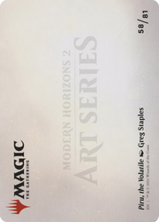 Piru, the Volatile // Piru, the Volatile (AMH2-058) - Modern Horizons 2 Art Series (Borderless) Foil
