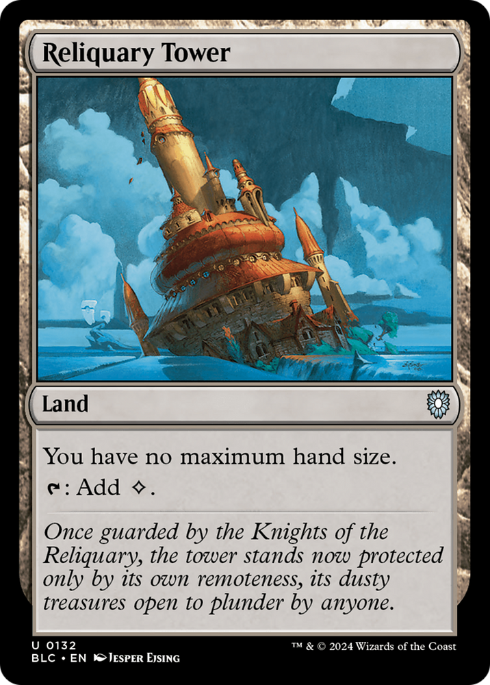 Reliquary Tower (BLC-132) - Bloomburrow Commander