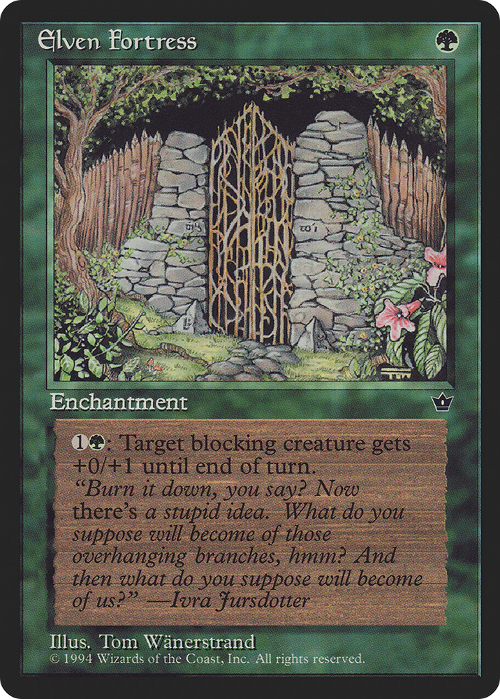 Elven Fortress (Wanerstrand) (FEM-65D) - Fallen Empires