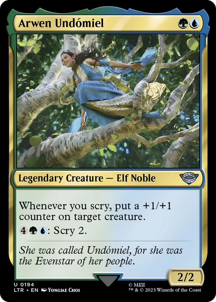 Arwen Undomiel (LTR-194) - The Lord of the Rings: Tales of Middle-earth Foil