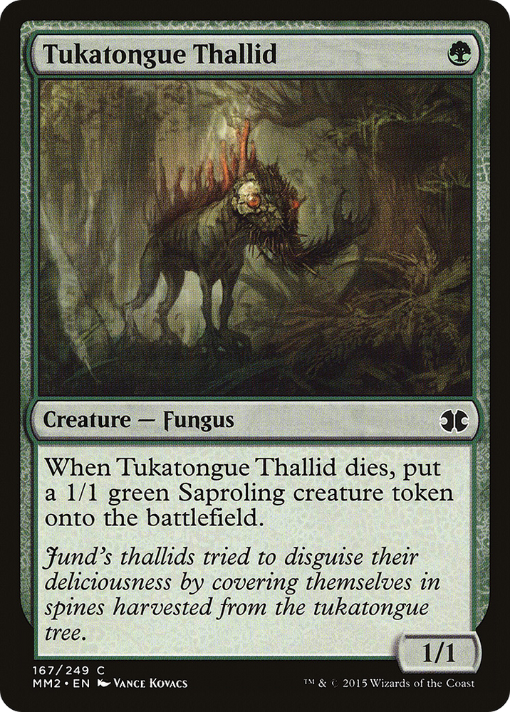 Tukatongue Thallid (MM2-167) - Modern Masters 2015