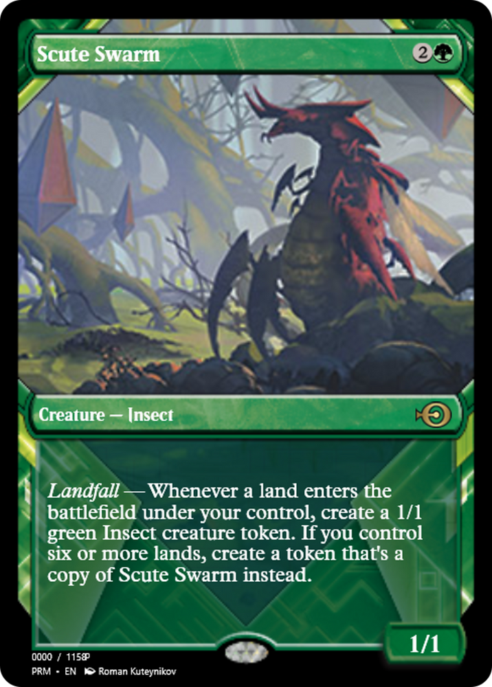 Scute Swarm (PRM-83718) - Magic Online Promos Foil