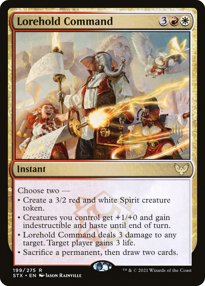 Lorehold Command (PPSTX-199) - Strixhaven: School of Mages Promos Foil