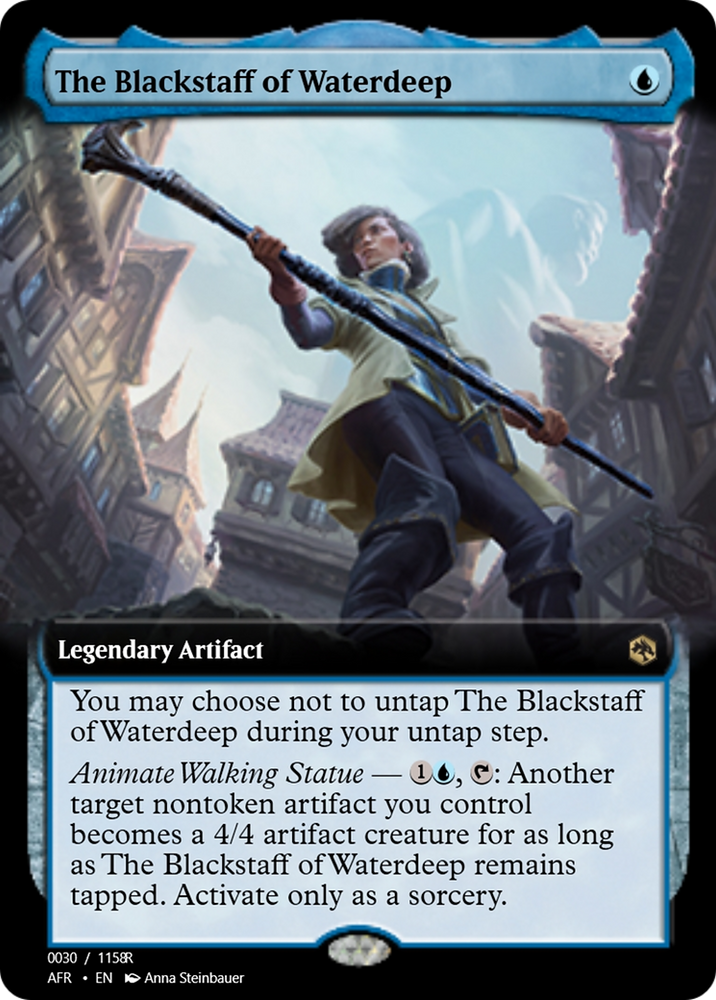 The Blackstaff of Waterdeep (PRM-92676) - Magic Online Promos Foil