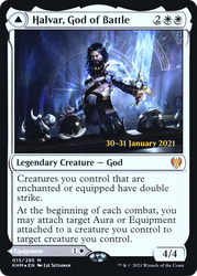Halvar, God of Battle (PRE-15S) - Kaldheim Promos Foil