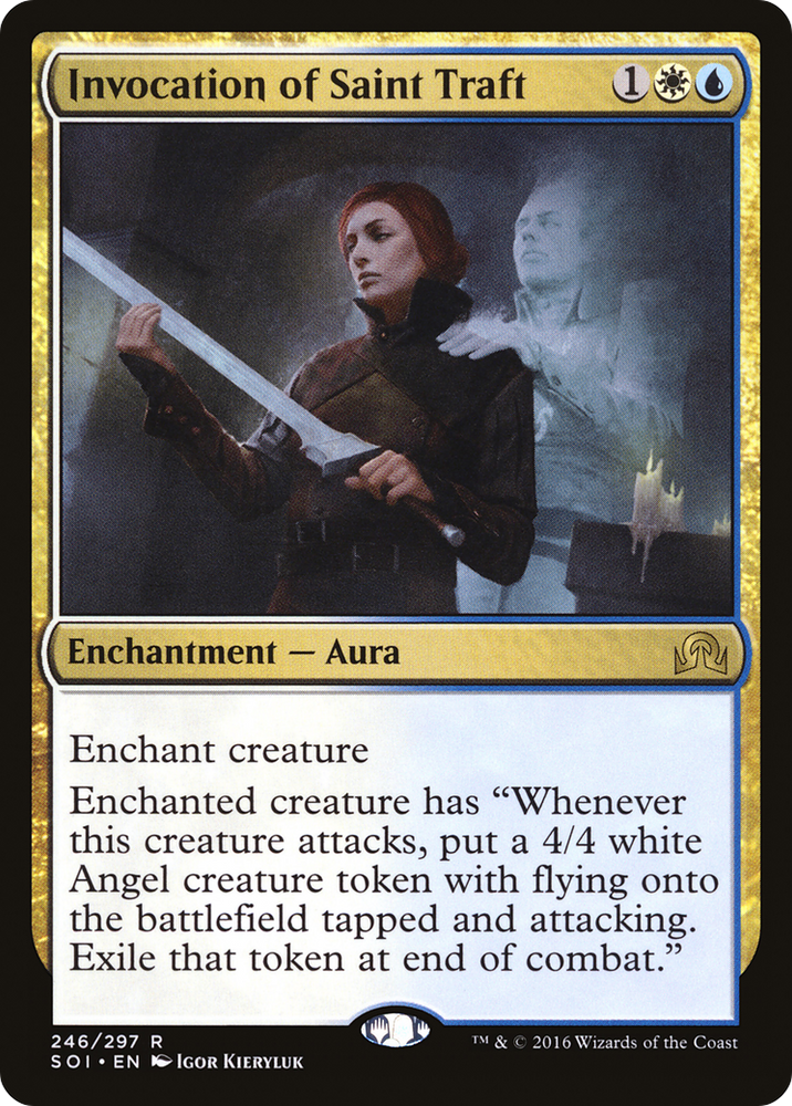 Invocation of Saint Traft (SOI-246) - Shadows over Innistrad Foil
