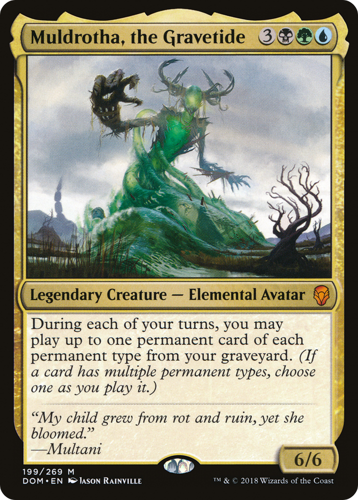 Muldrotha, the Gravetide (DOM-199) - Dominaria Foil