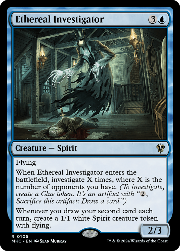 Ethereal Investigator (MKC-105) - Murders at Karlov Manor Commander