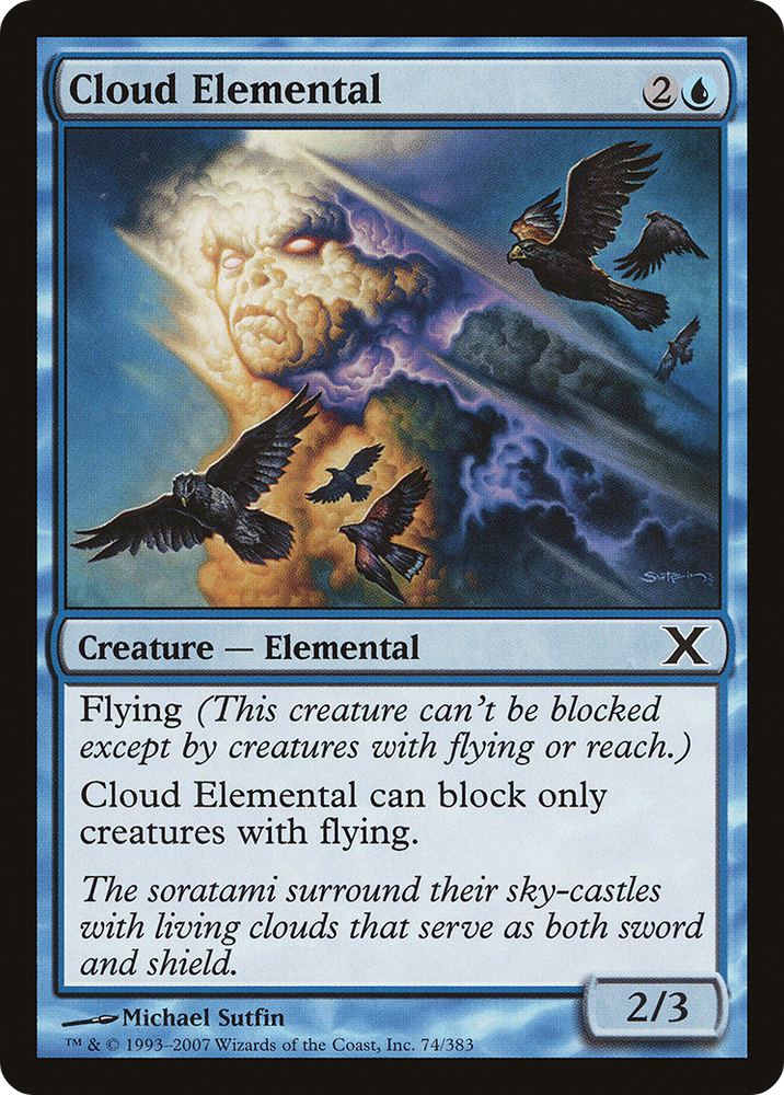 Cloud Elemental (10E-074) - Tenth Edition