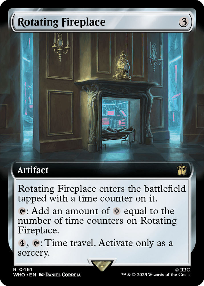 Rotating Fireplace (Extended Art) (WHO-461) - Doctor Who: (Extended Art) Foil