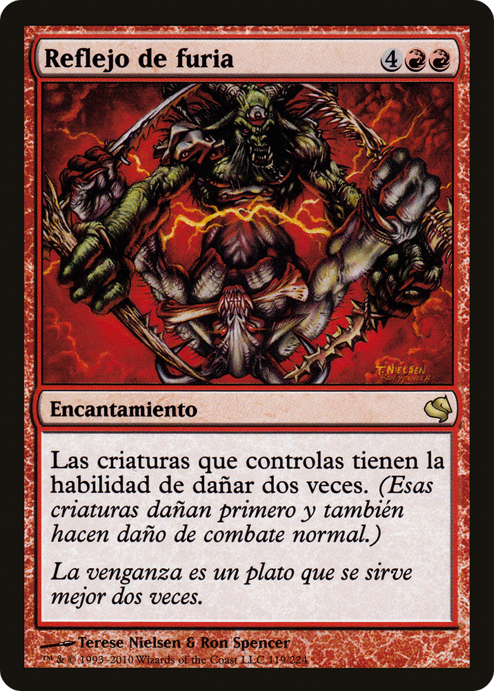 Rage Reflection (Spanish) - "Reflejo de furia" (PS11-119) - Salvat 2011