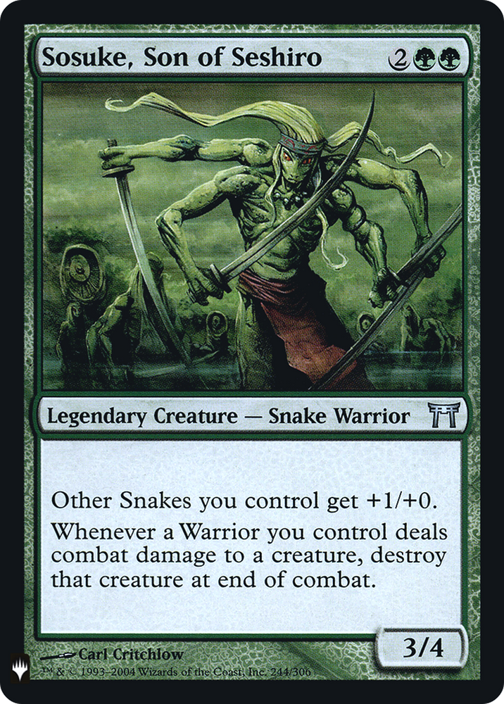 Sosuke, Son of Seshiro (LIST-CHK-244) - The List Foil