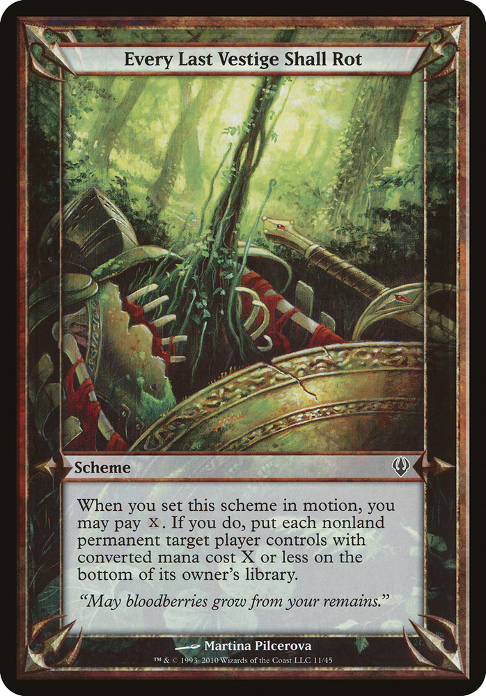 Every Last Vestige Shall Rot (Archenemy) (OVER-) - Archenemy Schemes