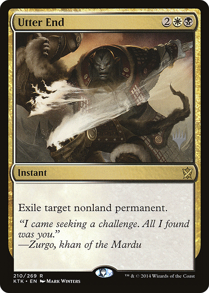 Utter End (PPIKO-210) - Khans of Tarkir Promos Foil