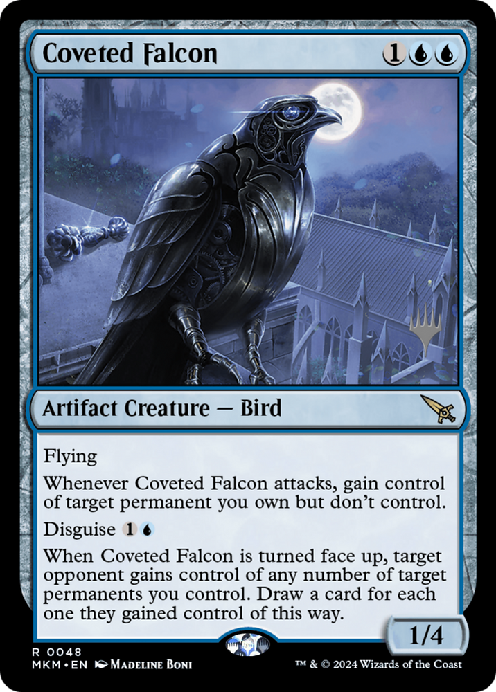 Coveted Falcon (PPMKM-048) - Murders at Karlov Manor Promos Foil