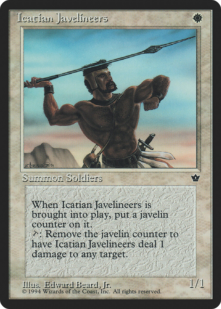 Icatian Javelineers (Beard Jr.) (FEM-08B) - Fallen Empires