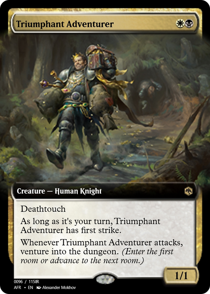 Triumphant Adventurer (PRM-92808) - Magic Online Promos Foil