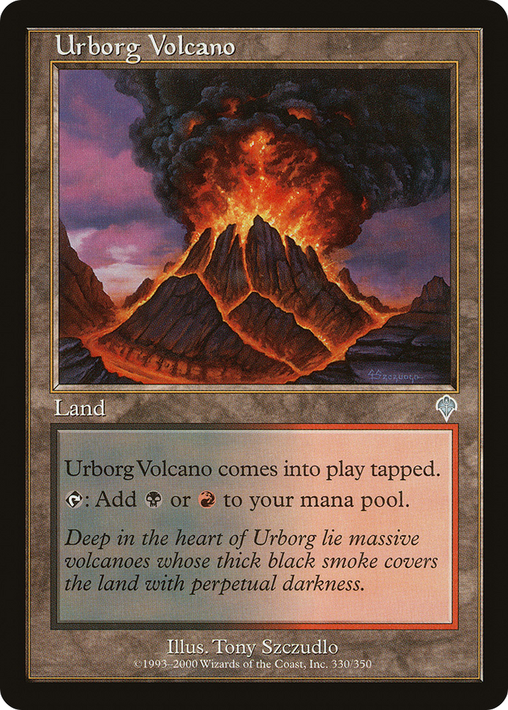 Urborg Volcano (INV-330) - Invasion Foil