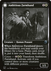 Ambitious Farmhand (DBL-002) - Innistrad: Double Feature: (Double Faced Transform) Foil