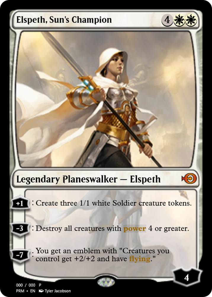Elspeth, Sun's Champion (PRM-59647) - Magic Online Promos Foil