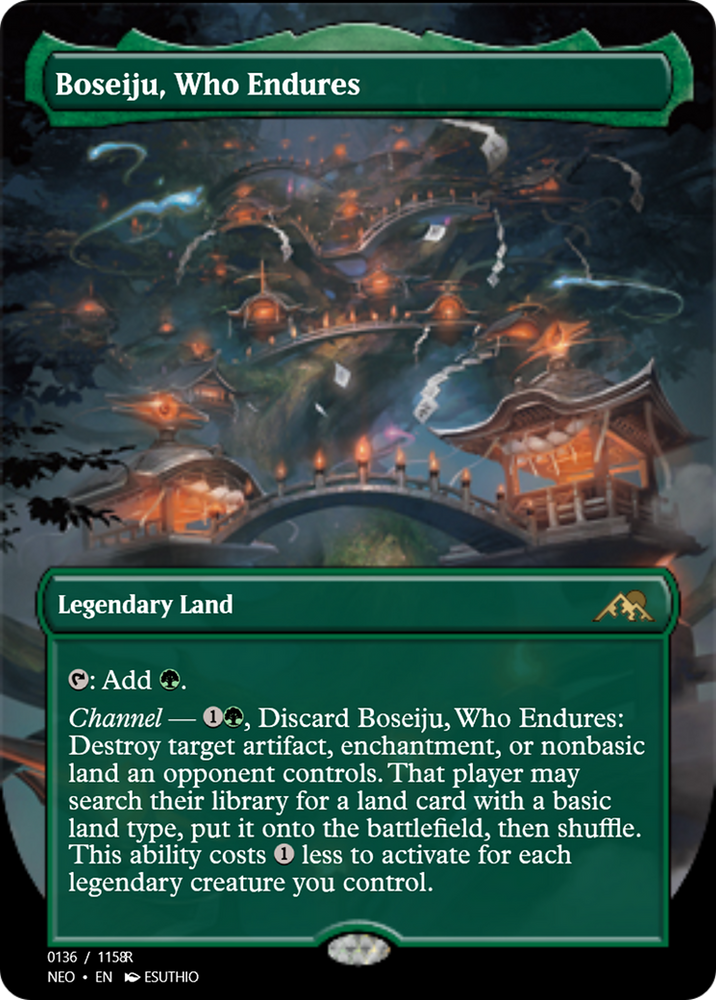Boseiju, Who Endures (PRM-98135) - Magic Online Promos Foil