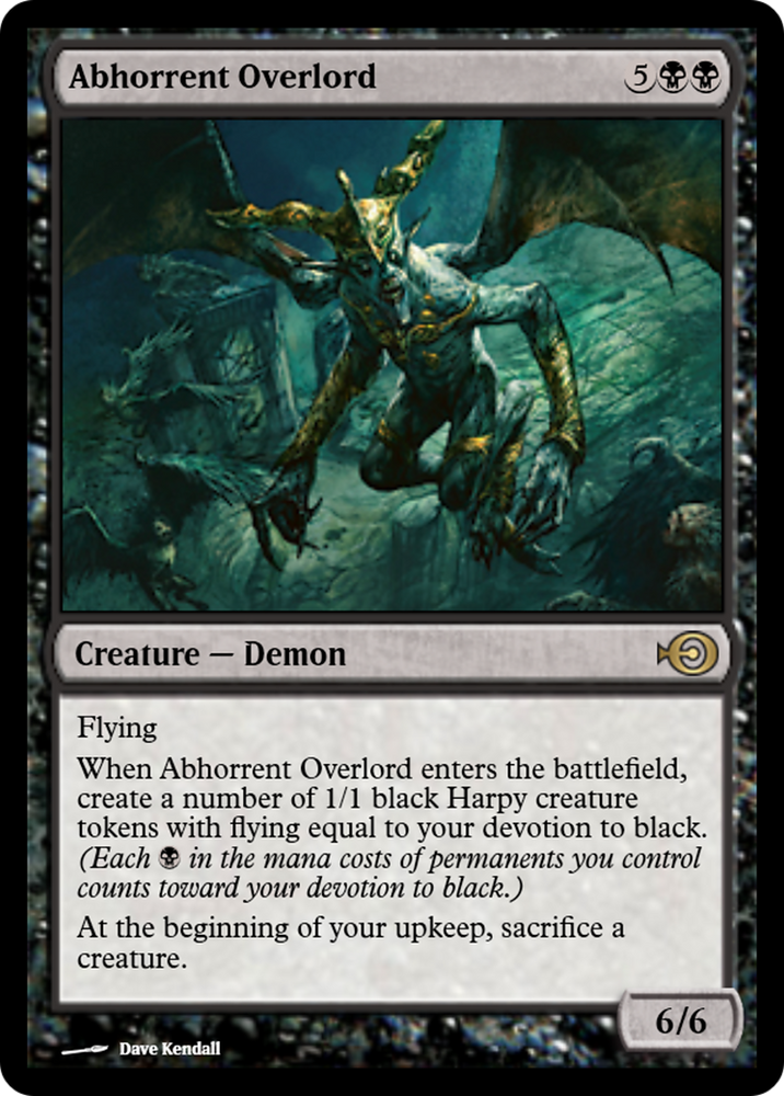 Abhorrent Overlord (PRM-50126) - Magic Online Promos Foil
