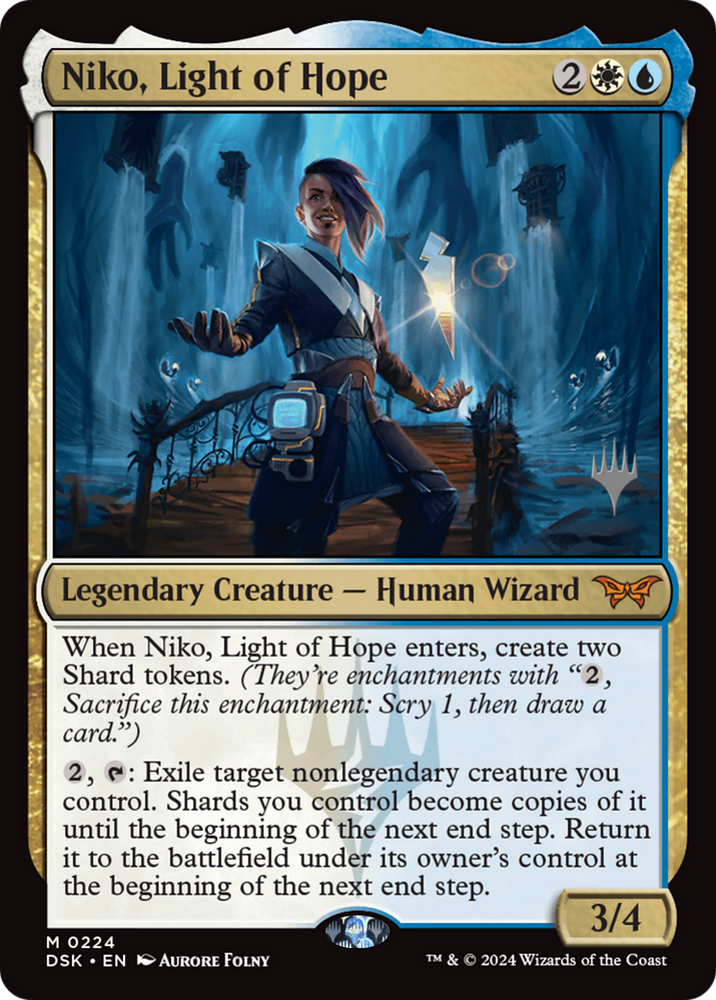 Niko, Light of Hope (PPDSK-224) - Duskmourn: House of Horror Promos Foil